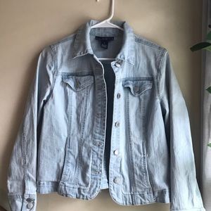 Washed denim jacket